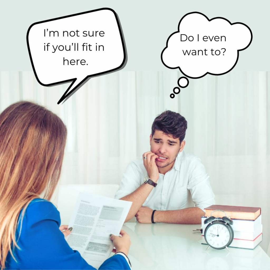Fit in beware these interview red flags!